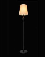 Торшер напольный (светильник) Мелодия Света абажур из ткани 220В 9180B-BK Черный картинка 